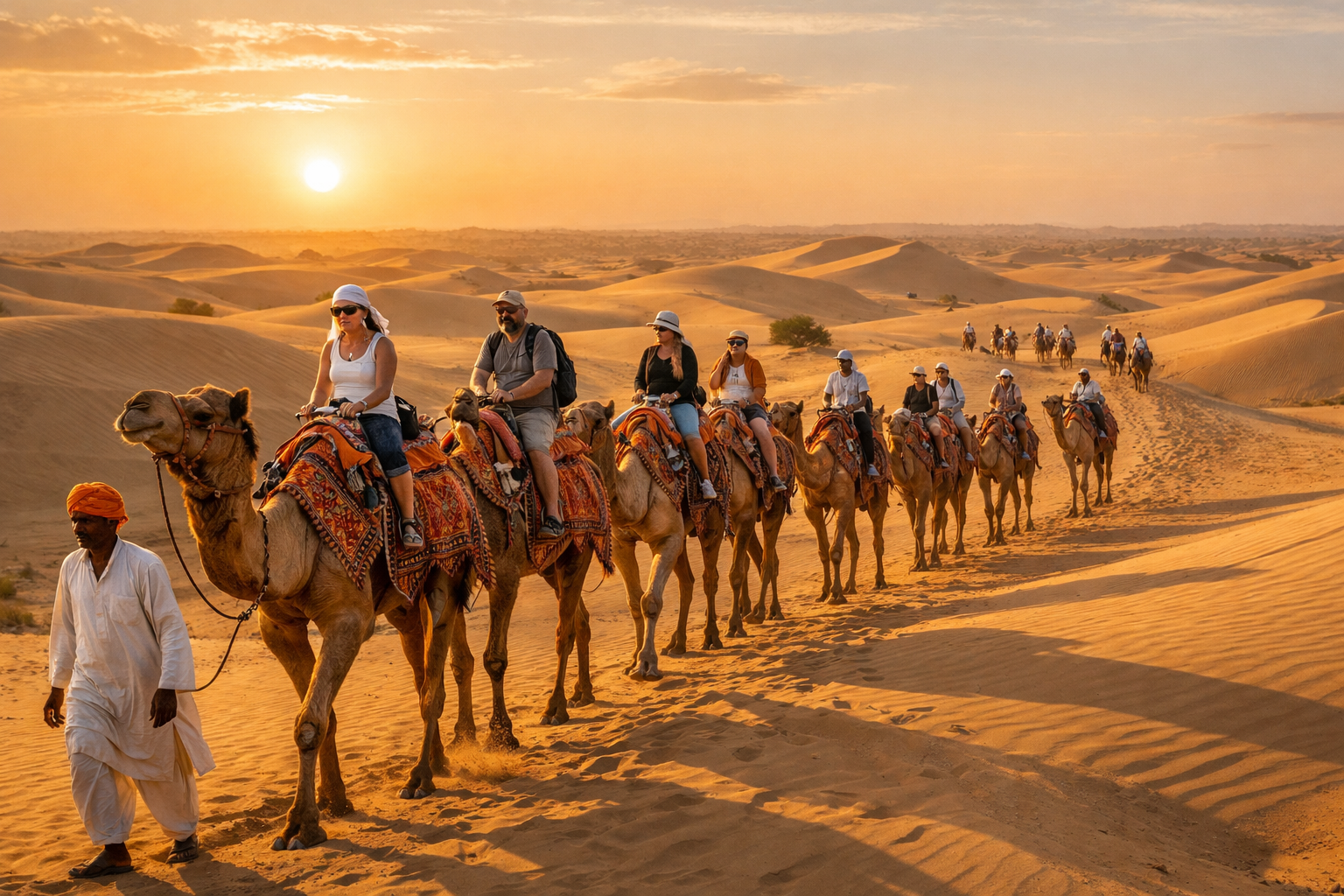 Camel Safari Sam Sand Dunes